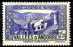 Andorra frz. Mi.Nr. 73 Freim. Kirche Meritxell (2,25 Fr)
