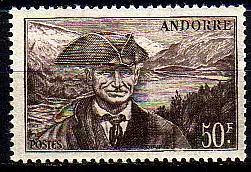Andorra frz. Mi.Nr. 140 Freim. Ratsherr (50)