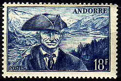 Andorra frz. Mi.Nr. 132 Freim. Ratsherr (18)