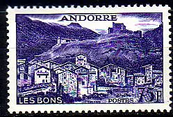Andorra frz. Mi.Nr. 157 Freim. Lens Bons (75)