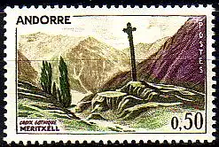 Andorra frz. Mi.Nr. 171 Freim. Kreuz von Meritxell (0,50)