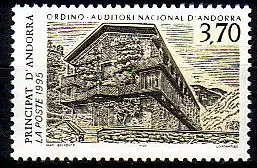 Andorra frz. Mi.Nr. 481 Tourismus, Nat. Auditorium Ordino (3,70)