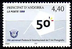 Andorra frz. Mi.Nr. 542 Int. Verband für Photographiosche Kunst FIAP (4,40)