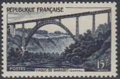 Frankreich MiNr. 946 Garabit-Eisenbahnviadukt, Konstruktion Gustave Eiffel (15)