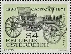 Österreich Mi.Nr. 1371 Öst. Automobilclub, Marcus-Wagen (4)