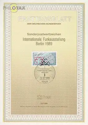 Berlin Mi.Nr. 11/89 Int. Funkausstellung IFA Berlin (Marke MiNr.847)