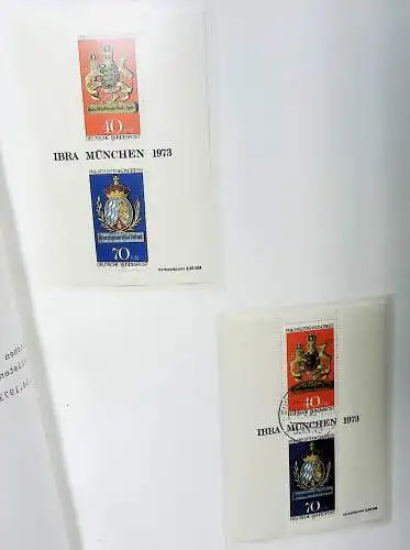 Sammlung "BRD Blöcke" ab Block 2 bis Block 90, komplett ** und gestempelt