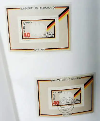 Sammlung "BRD Blöcke" ab Block 2 bis Block 90, komplett ** und gestempelt