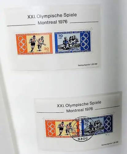 Sammlung "BRD Blöcke" ab Block 2 bis Block 90, komplett ** und gestempelt