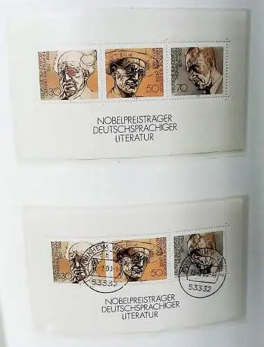Sammlung "BRD Blöcke" ab Block 2 bis Block 90, komplett ** und gestempelt