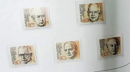 Sammlung "BRD Blöcke" ab Block 2 bis Block 90, komplett ** und gestempelt