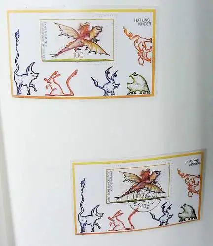 Sammlung "BRD Blöcke" ab Block 2 bis Block 90, komplett ** und gestempelt