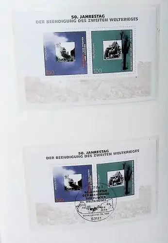 Sammlung "BRD Blöcke" ab Block 2 bis Block 90, komplett ** und gestempelt