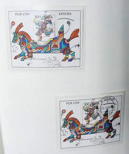 Sammlung "BRD Blöcke" ab Block 2 bis Block 90, komplett ** und gestempelt
