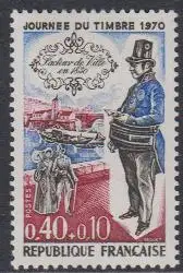 Frankreich MiNr. 1702 Tag der Briefmarke, Stadtpostbote (0,40+0,10)