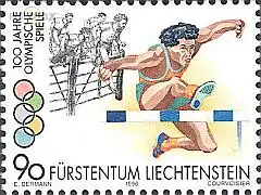 Liechtenstein Mi.Nr. 1130 Olympia 1996, Hürdenlauf (90)