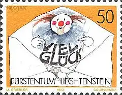 Liechtenstein Mi.Nr. 1044 Grußmarke, Viel Glück (50)