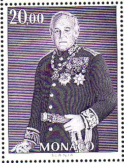 Monaco Mi.Nr. 1918 Thronjubiläum Fürst Rainier III (20,00)