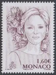 Monaco Mi.Nr. 3265 Fürstin Charlène von Monaco (1,60)
