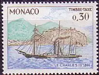 Monaco Mi.Nr. P 66 Postbeförderung, Dampfer Le Charles III. (0,30)