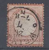 D,Dt.Reich Mi.Nr. 21 Adler mit großem Brustschild (2 1/2 Groschen)