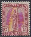 San Marino Mi.Nr. 86 Freim. F.Inlandsverkehr, Freiheitsgöttin (45)