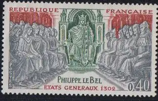 Frankreich MiNr. 1644 Große Namen, König Philipp IV der Schöne (0,40)