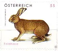 Österreich Mi.Nr. 2730 Freim. Tierschutz, Hase (55)