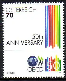 Österreich Mi.Nr. 2946 50 Jahre OECD (70)