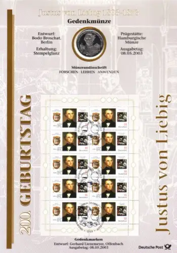 D,Bund, Justus Freiherr v. Liebig (Numisblatt 2/2003)