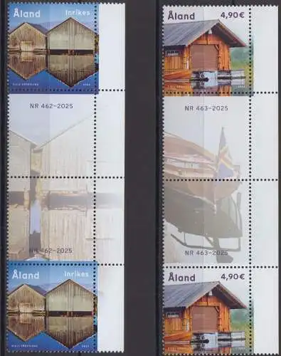 Aland Mi.Nr.(noch nicht im Michel) Bootshäuser (Zwischenstegpaare)