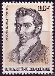 Belgien Mi.Nr. 1794 Adolphe Quetelet, Astronom, Statistiker (10F)