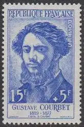 Frankreich MiNr. 1205 Rotes Kreuz, Gustave Courbet, Maler (15+5)