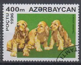 Aserbaidschan Mi.Nr. 311 Hundewelpen, Cockerspaniel (400)