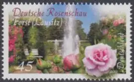 D,Bund Mi.Nr. 3012 Bog. Dt.Rosenschau, Ostdt.Rosengarten Forst (45 Bogenmarke)