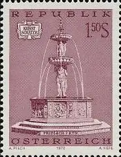 Österreich Mi.Nr. 1382 Kunstschätze, Brunnen in Friesach (1,50)