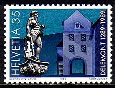 Schweiz Mi.Nr. 1386 Jahresereignisse, 700 Jahre Stadt Delémont (35)
