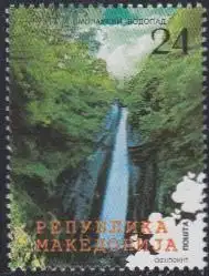 Makedonien Mi.Nr. 365 Landschaften, Smolar-Wasserfall (24)