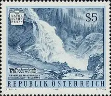 Österreich Mi.Nr. 1932 Naturschönheiten, Krimmler Wasserfälle (5)