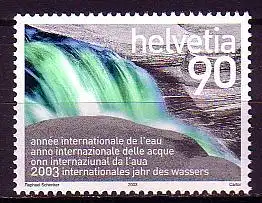 Schweiz Mi.Nr. 1830 Int. Jahr des Wassers, Wasserfall (90)