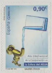 Spanien Mi.Nr. 4758 Int.Jahr d.Zusammenarbeit im Bereich Wasser, skl. (0,90)