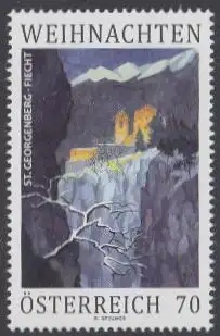Österreich Mi.Nr. 3110 Weihnachten, Wallfahrtsort St. Georgenberg (70)