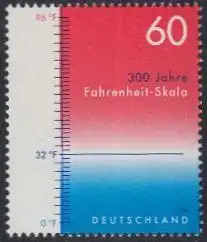 D,Bund Mi.Nr. 3109 300Jahre Fahrenheit-Skala (60)