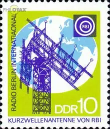 D,DDR Mi.Nr. 1573 Dt. Dem. Rundfunk, Antenne, Radio Berlin, Erde (10)