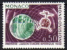 Monaco Mi.Nr. 731 Fernsehdirektübertragung Europa-Amerika (0,50)