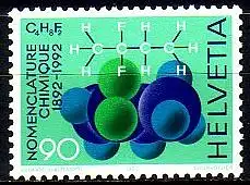 Schweiz Mi.Nr. 1467 Jahresereignisse, 100 J. Int. Chemie-Nomenklatur-Konf. (90)