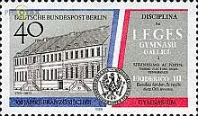 Berlin Mi.Nr. 856 Franz.Gymnasium, Schulgebäude Siegel (40)