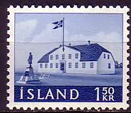 Island Mi.Nr. 347 Freim. Regierungsgebäude Reykjayvik (2 Werte)