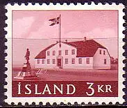 Island Mi.Nr. 348 Freim. Regierungsgebäude Reykjayvik (2 Werte)
