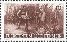 Liechtenstein Mi.Nr. 192 Förd. landw. Erzeugnisse, Maisernte (10)